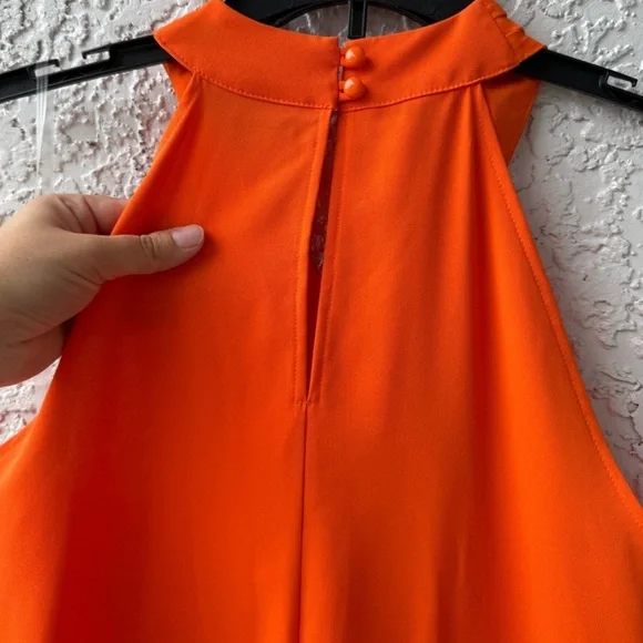 Bold Elements Women's Sleeveless Halter Cross Shift Dress Large - Picture 10 of 14